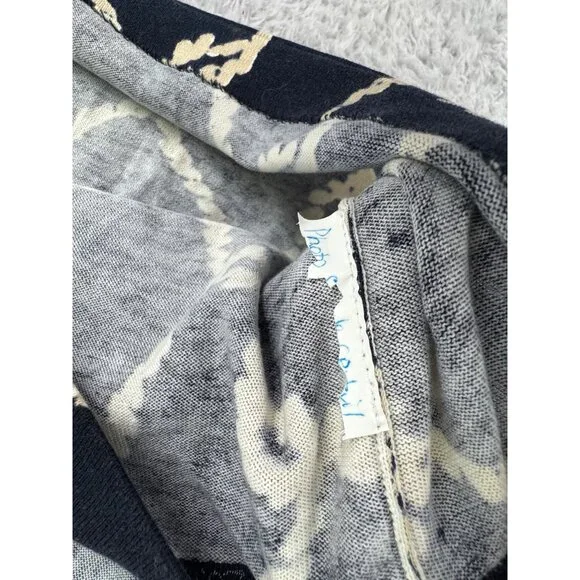 J.Crew Womens Navy & Beige Rope Print Halter Top With Deep V-Neckline - NWOT - Picture 10 of 16